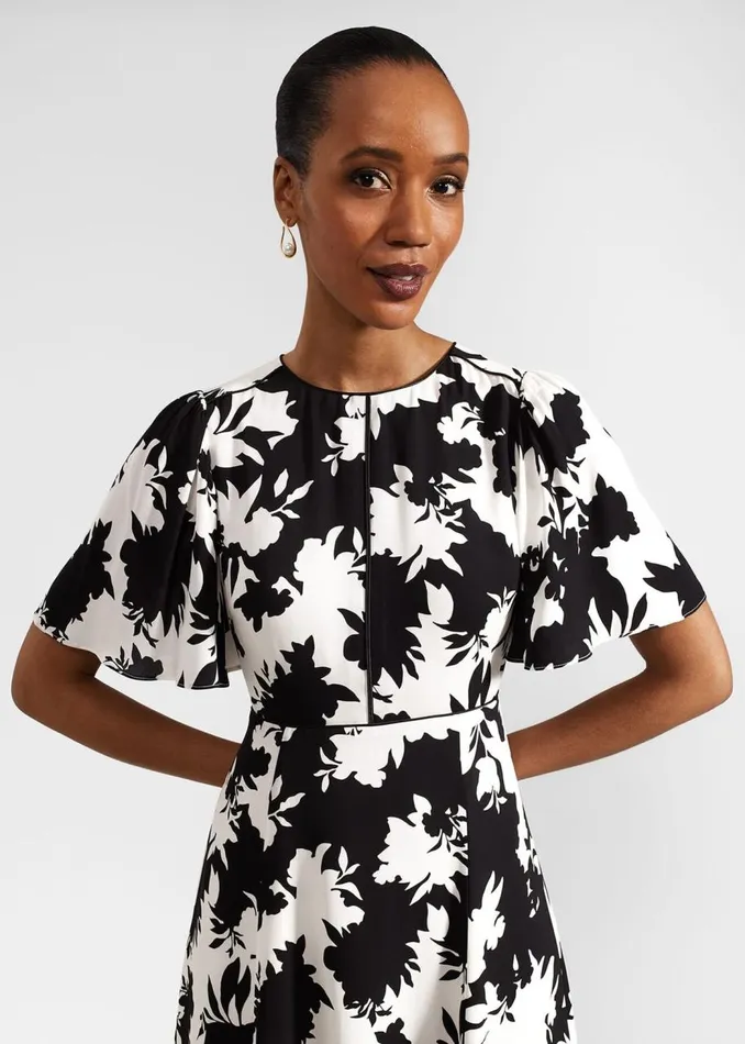 Dresses and Jumpsuits Women HOBBS Alva Dress Ivory Black