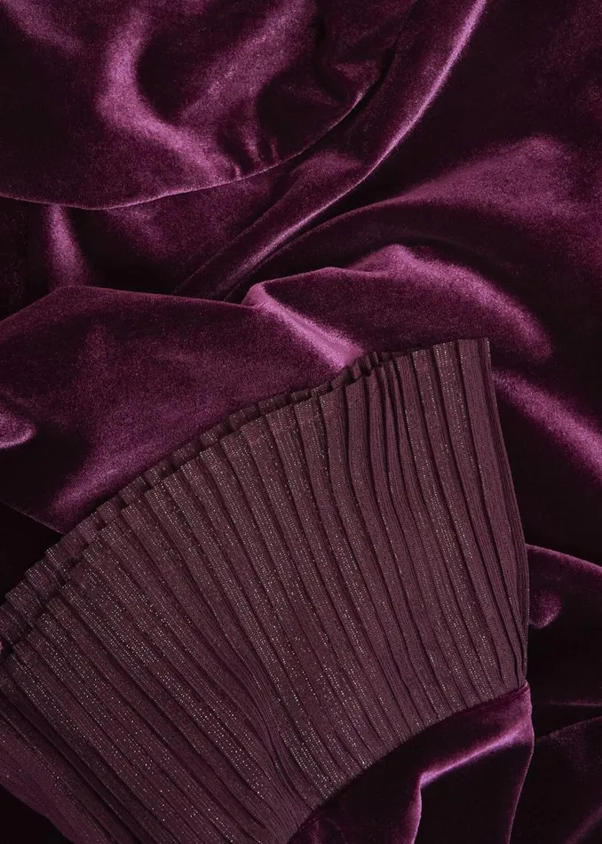 Dresses and Jumpsuits Women HOBBS Ashley Velvet Dress Warm Plum