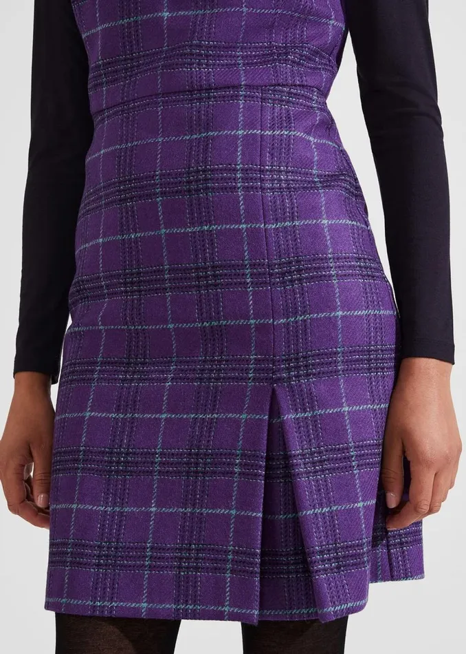 Dresses and Jumpsuits Women HOBBS Avery Wool Dress Purple Multi