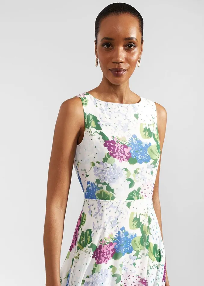 Dresses and Jumpsuits Women HOBBS Carly Floral Dress Ivory Multi