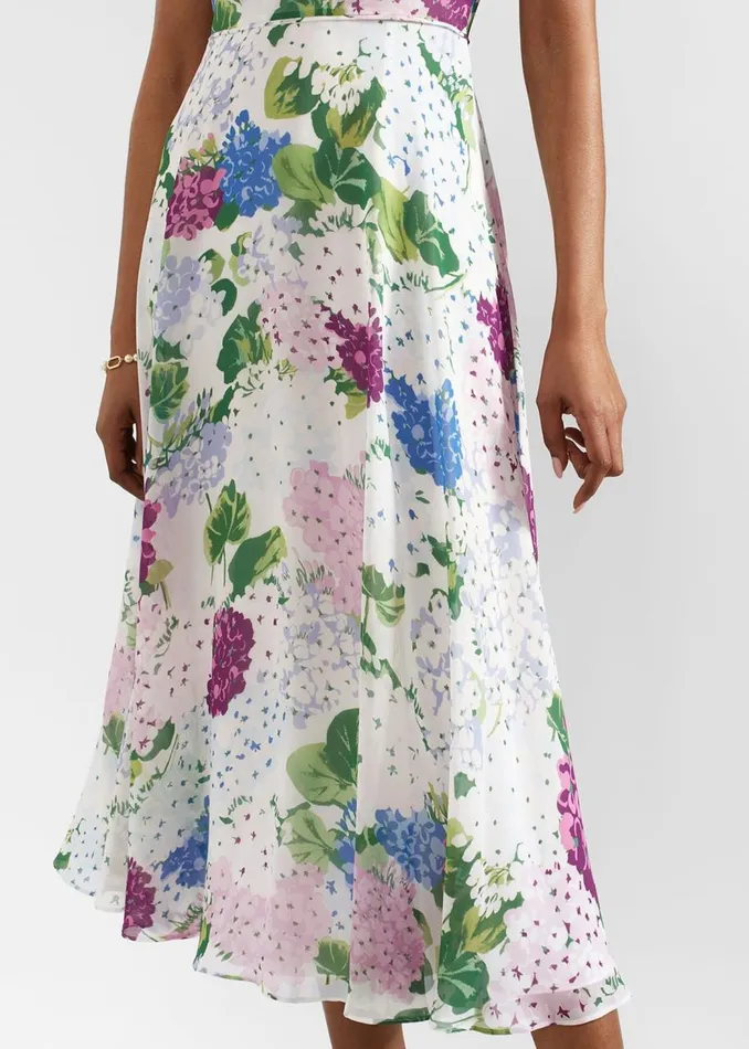 Dresses and Jumpsuits Women HOBBS Carly Floral Dress Ivory Multi
