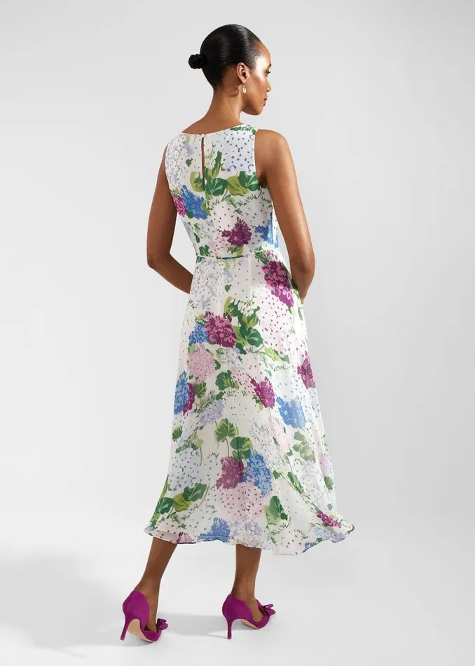 Dresses and Jumpsuits Women HOBBS Carly Floral Dress Ivory Multi