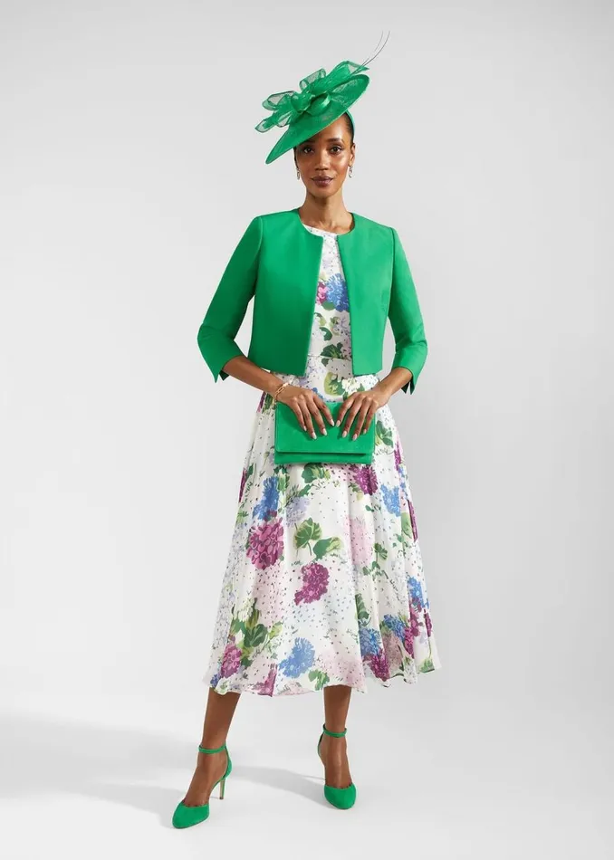 Dresses and Jumpsuits Women HOBBS Carly Floral Dress Ivory Multi