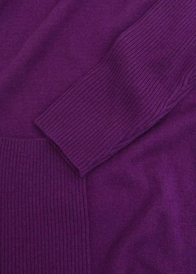 Dresses and Jumpsuits Women HOBBS Devora Knitted Dress With Cashmere Vibrant Purple