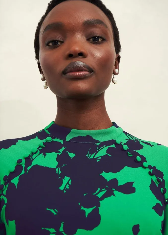 Dresses and Jumpsuits Women HOBBS Georgia Dress Green Navy
