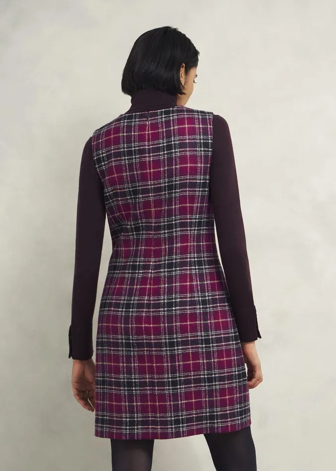 Dresses and Jumpsuits Women HOBBS Margot Wool Dress Pink Multi