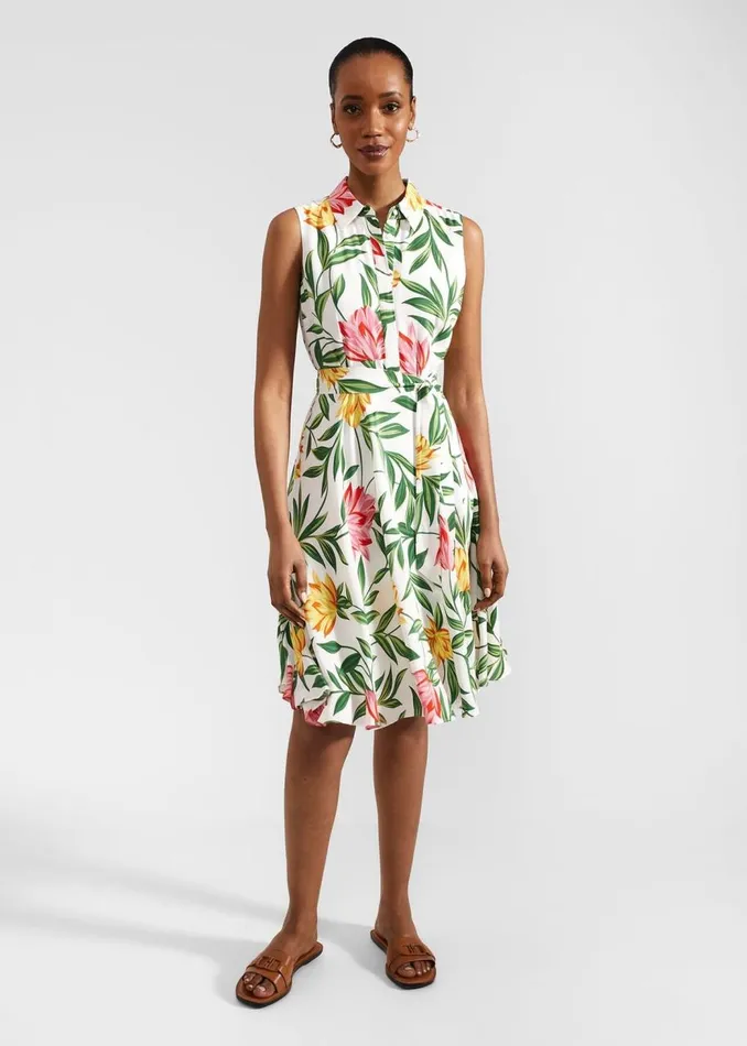 Dresses and Jumpsuits Women HOBBS Petite Belinda Dress Ivory Multi