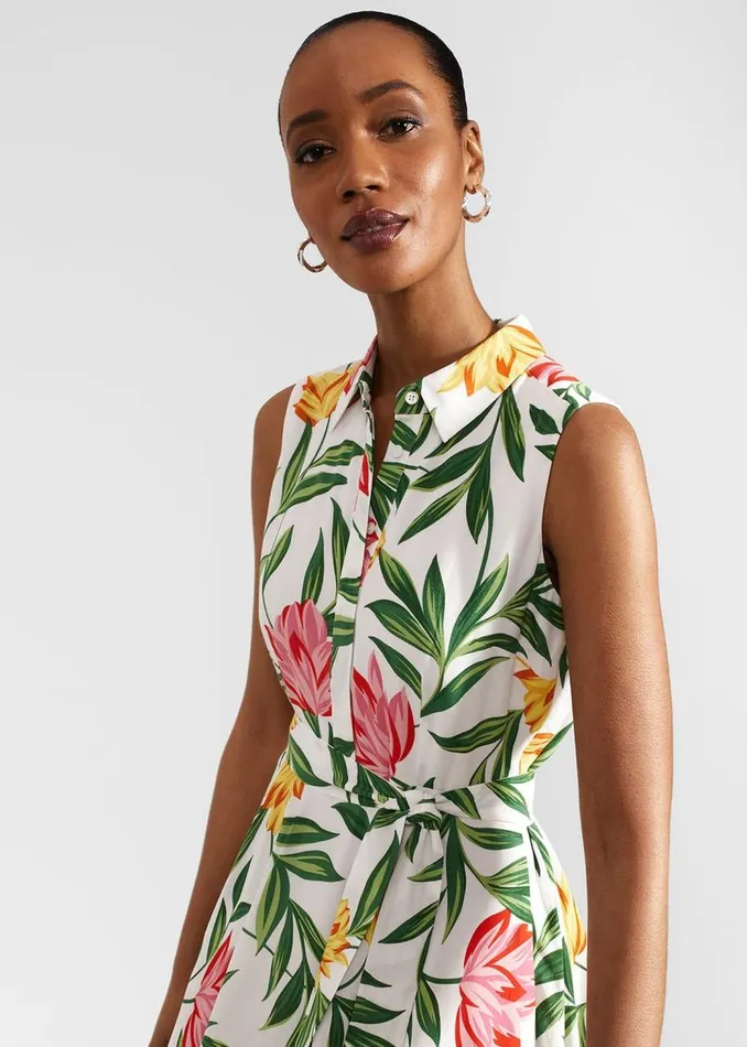 Dresses and Jumpsuits Women HOBBS Petite Belinda Dress Ivory Multi
