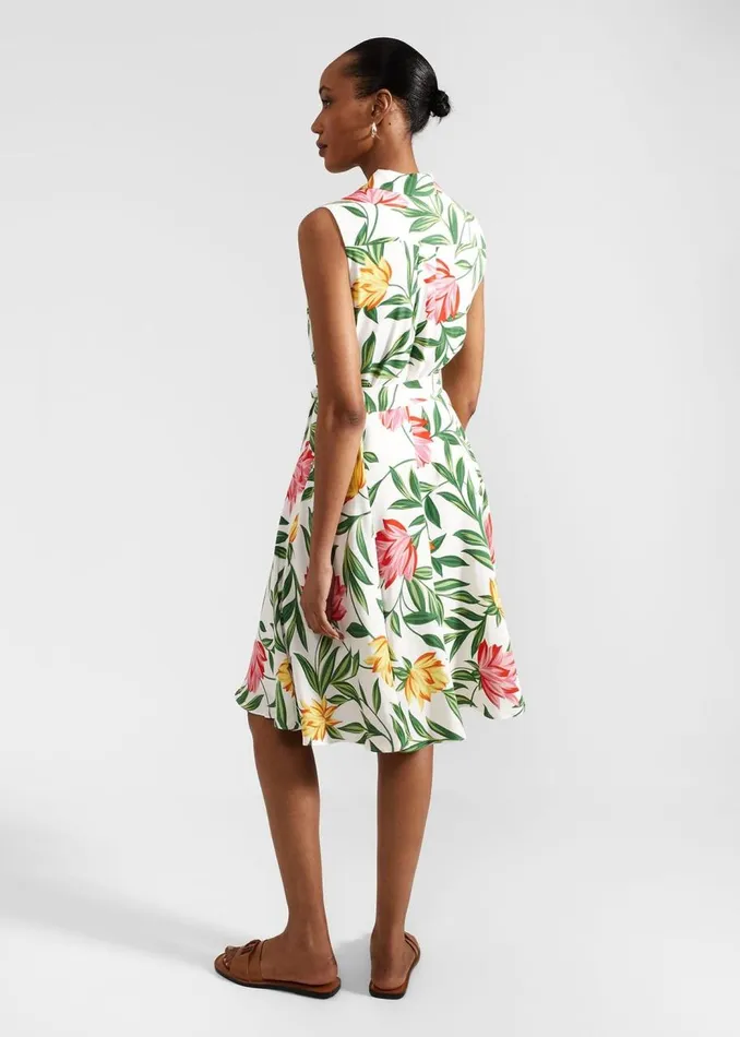 Dresses and Jumpsuits Women HOBBS Petite Belinda Dress Ivory Multi
