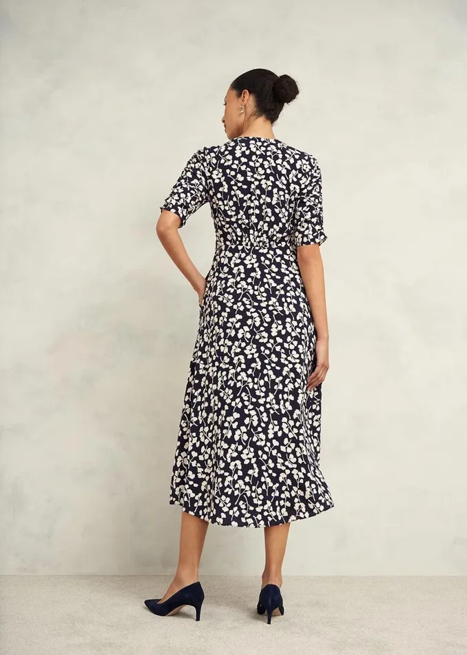 Dresses and Jumpsuits Women HOBBS Petite Bonnie Dress Navy Cream