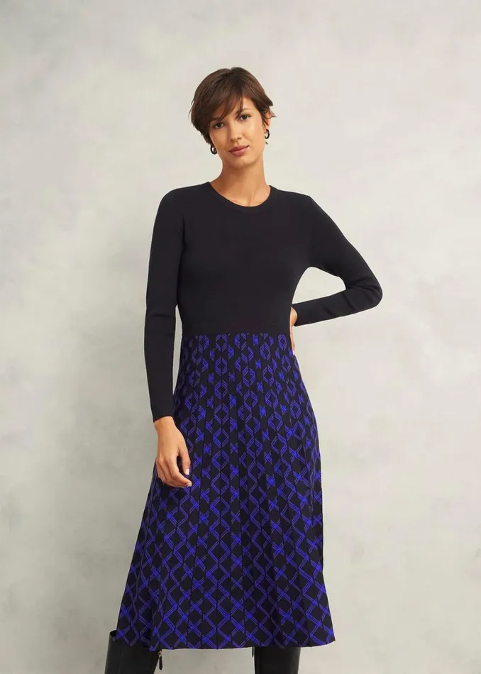 Dresses and Jumpsuits Women HOBBS Petite Larna Dress Black Blue