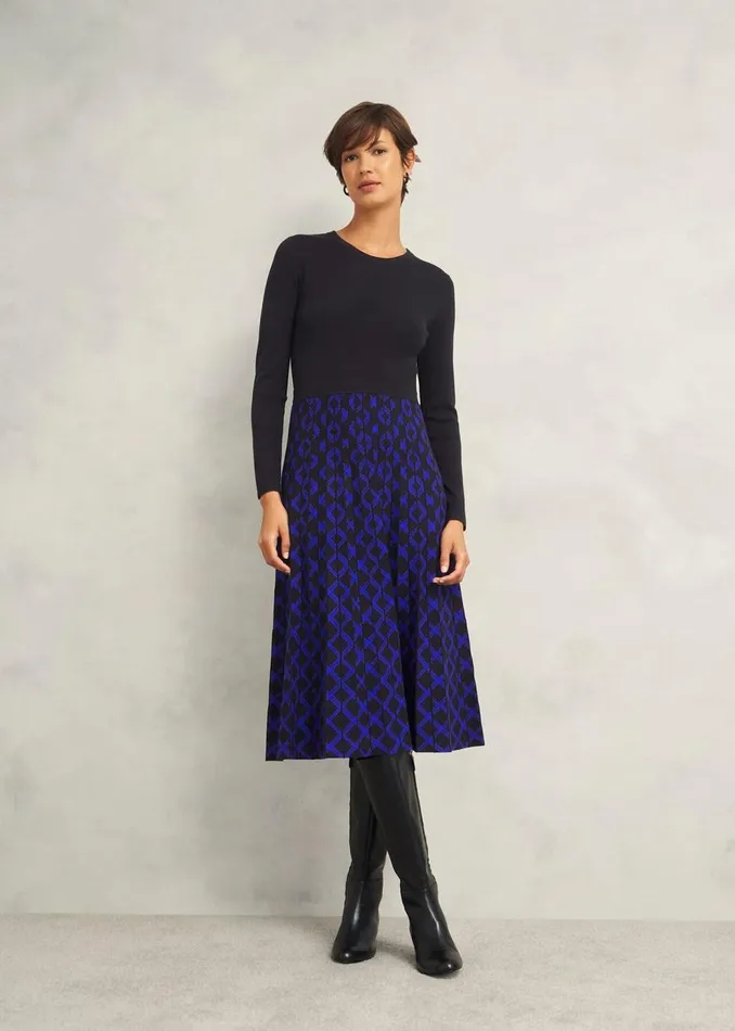 Dresses and Jumpsuits Women HOBBS Petite Larna Dress Black Blue