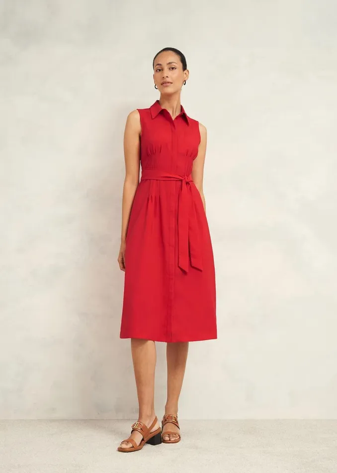 Dresses and Jumpsuits Women HOBBS Petite Sandra Dress Begonia Red