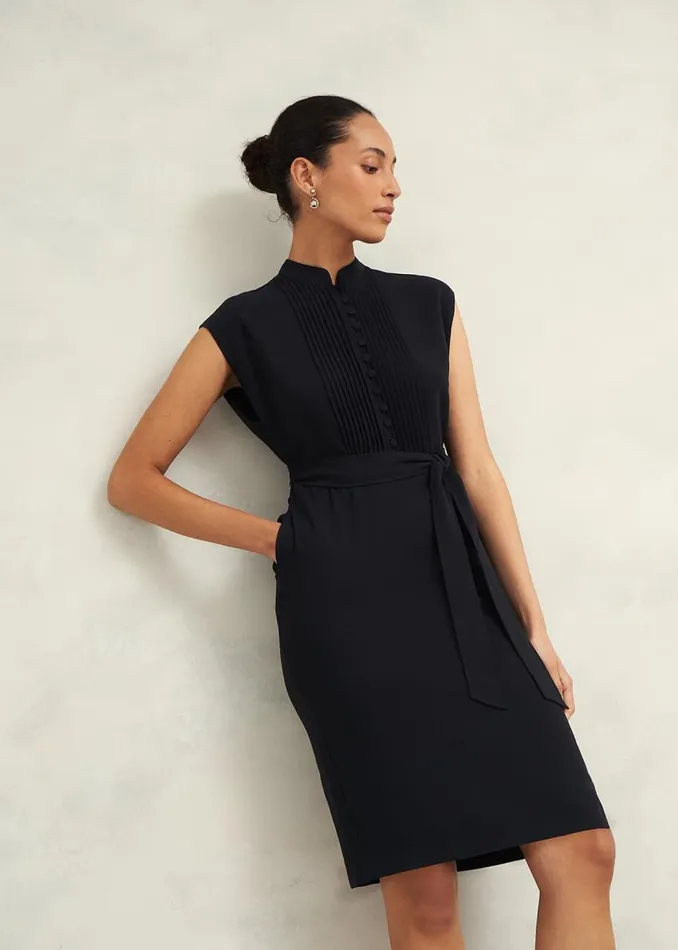 Dresses and Jumpsuits Women HOBBS Pia Pintuck Dress Black