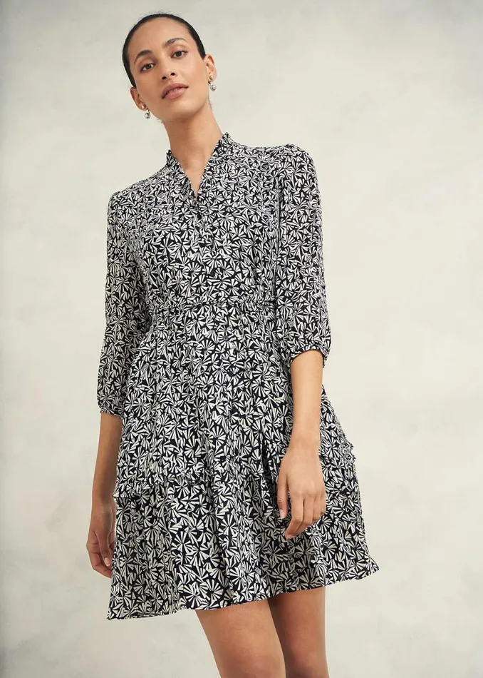 Dresses and Jumpsuits Women HOBBS Polly Dress Navy Cream