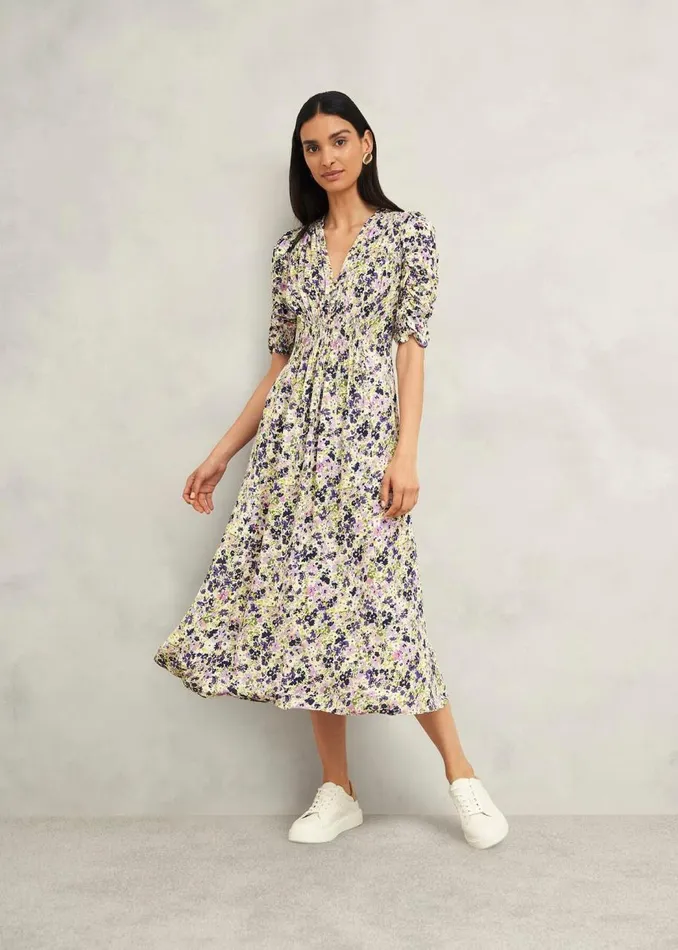 Dresses and Jumpsuits Women HOBBS Stowe Dress Cream Multi