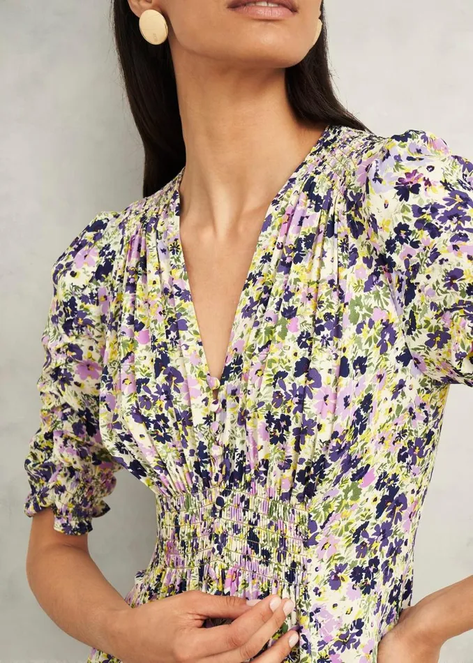 Dresses and Jumpsuits Women HOBBS Stowe Dress Cream Multi