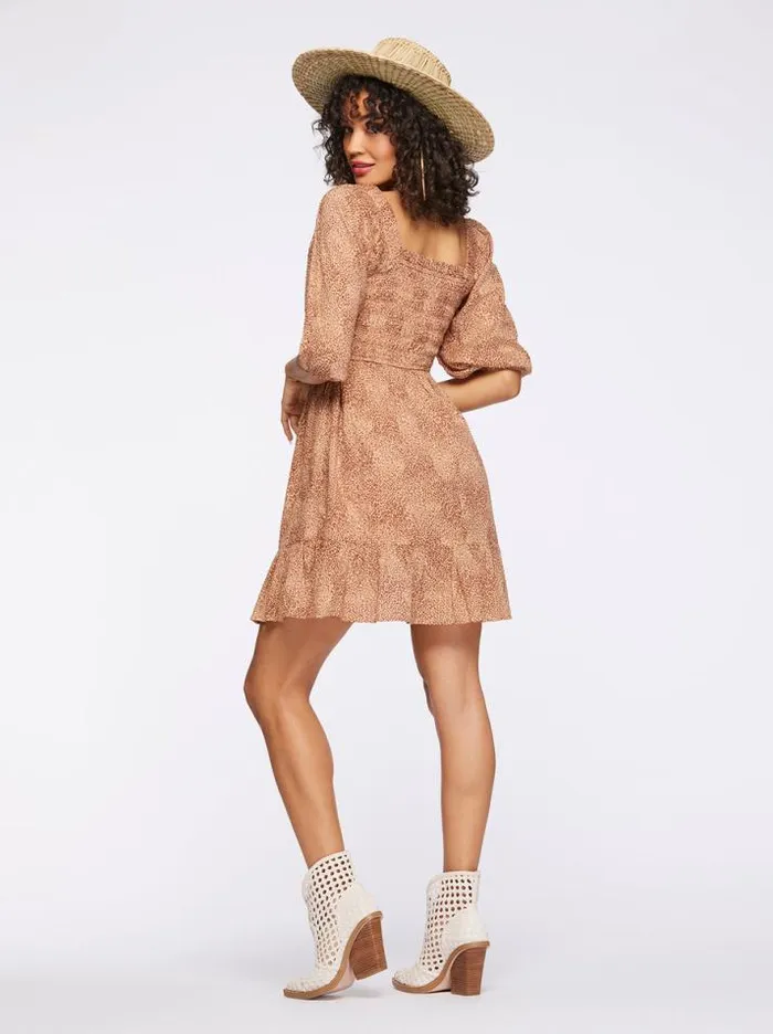 Dresses Clothing Jessica Simpson Aldan Dress In Winding Leopard