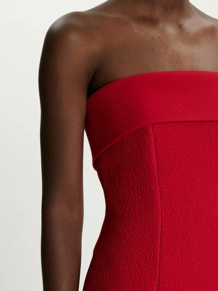 Dresses Emilia Wickstead Women Keeley Dress In Bright Red Cloque