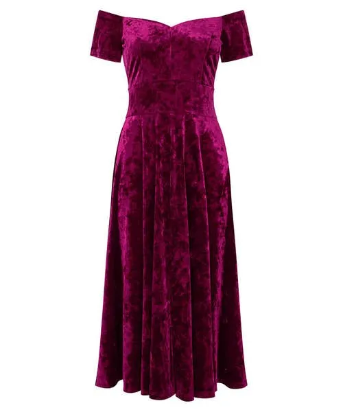 Dresses Joebrowns Apparel Ellie Vintage Velour Dress Berry Dresses Joebrowns Apparel Ellie Vintage Velour Dress Berry