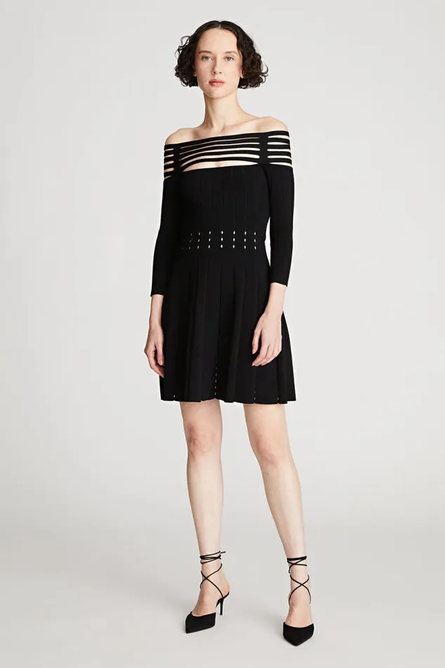 Dresses Women Halston Heather Dress In Matte Viscose Black