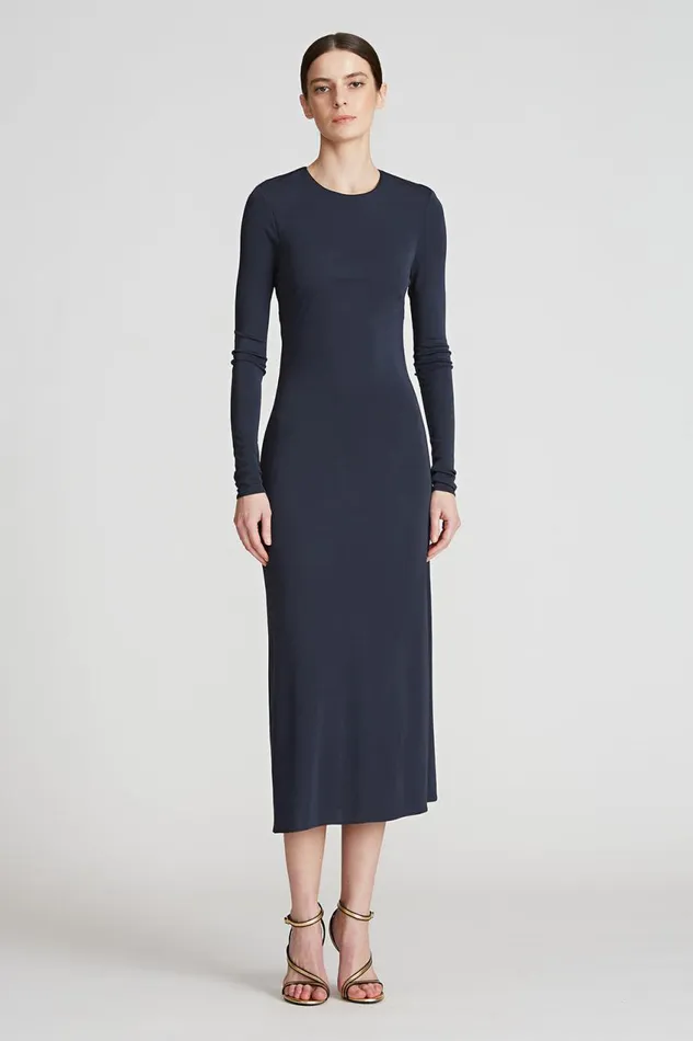 Dresses Women Halston Peyton Jersey Cocktail Dress Pewter