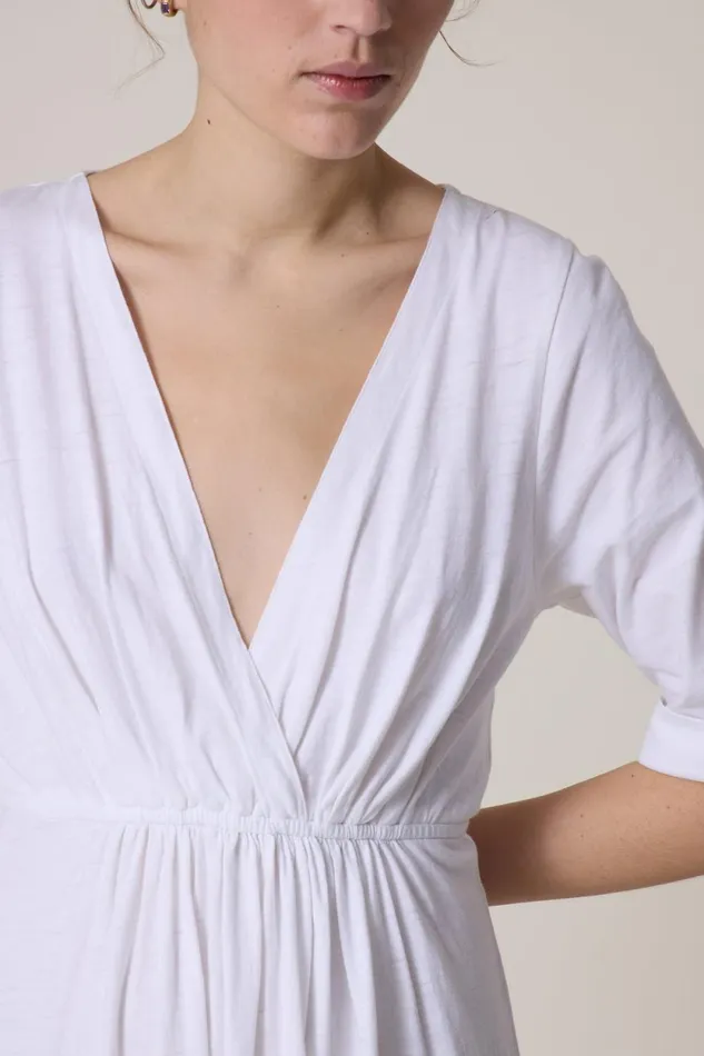 Dresses Women Leon and Harper Rala Plain Dress White