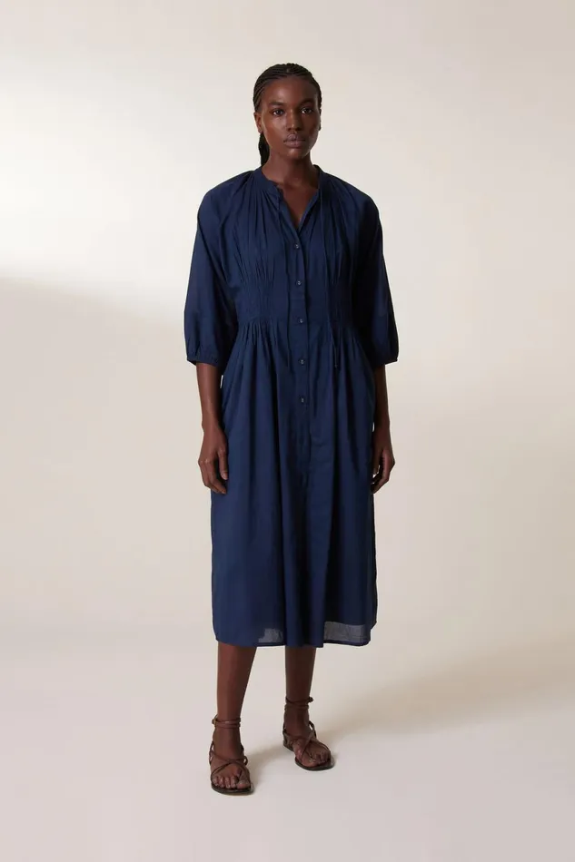 Dresses Women Leon and Harper Roudy Plain Dress Black Iris