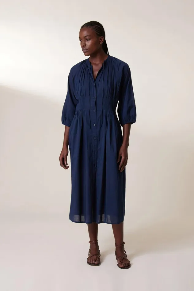 Dresses Women Leon and Harper Roudy Plain Dress Black Iris