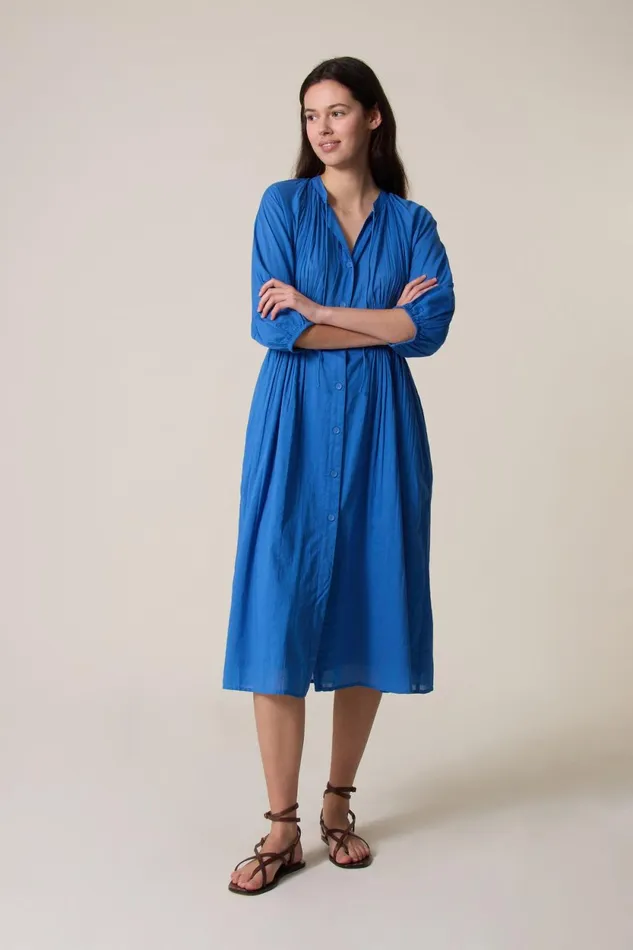 Dresses Women Leon and Harper Roudy Plain Dress Ocean
