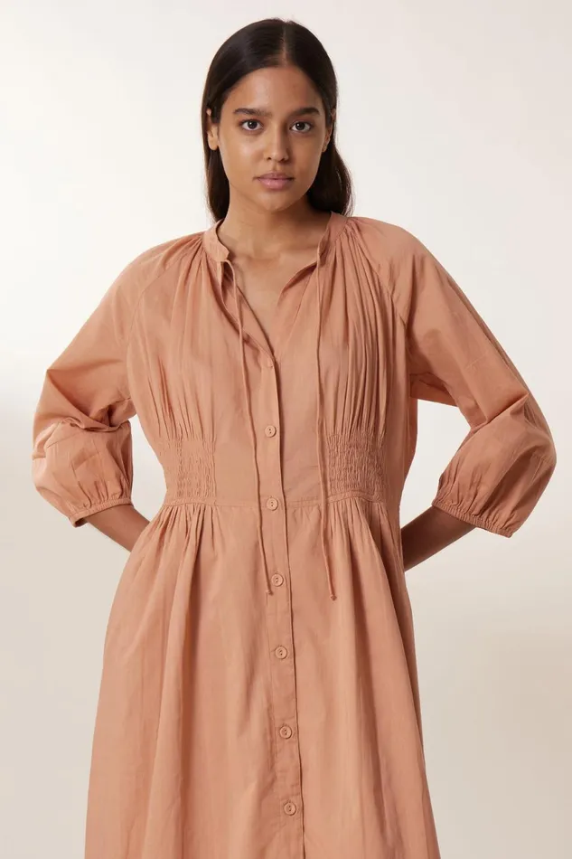 Dresses Women Leon and Harper Roudy Plain Dress Peach