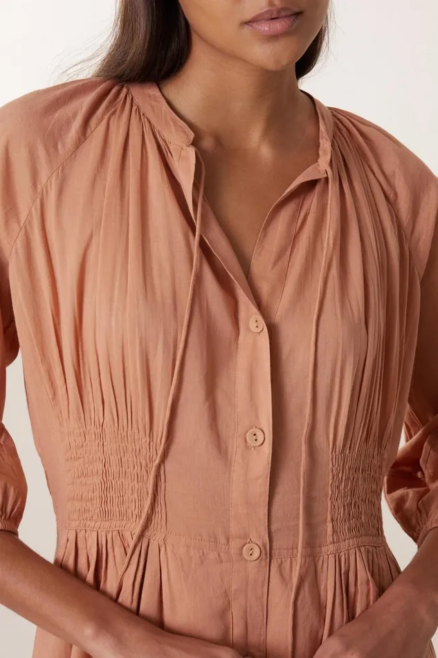 Dresses Women Leon and Harper Roudy Plain Dress Peach