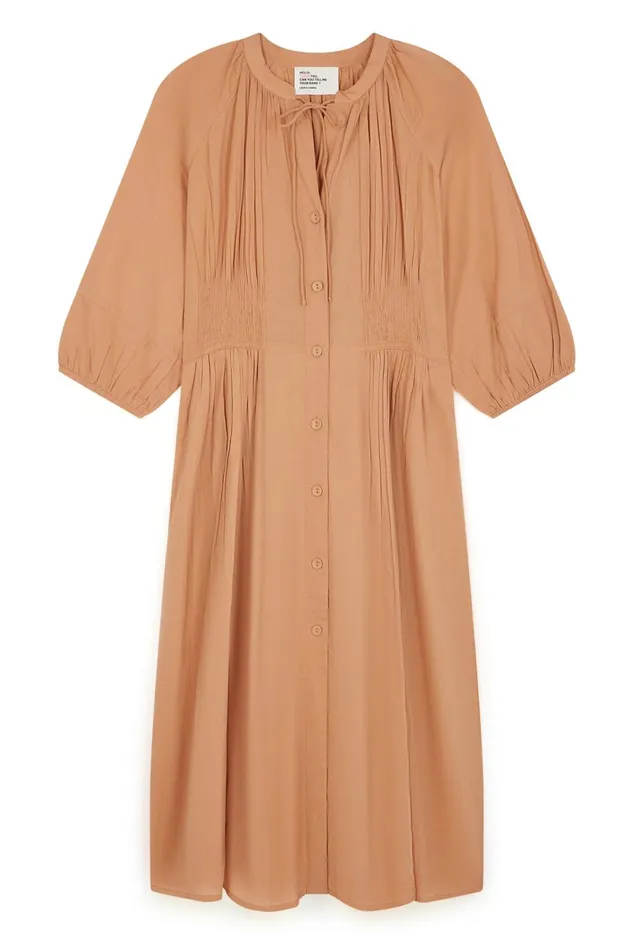 Dresses Women Leon and Harper Roudy Plain Dress Peach