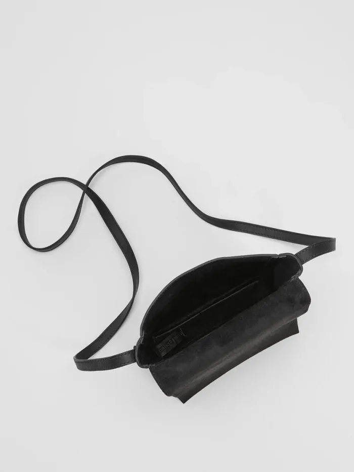 Eileen Fisher Accessories Italian Leather Square Crossbody Bag Black 8211 Shop
