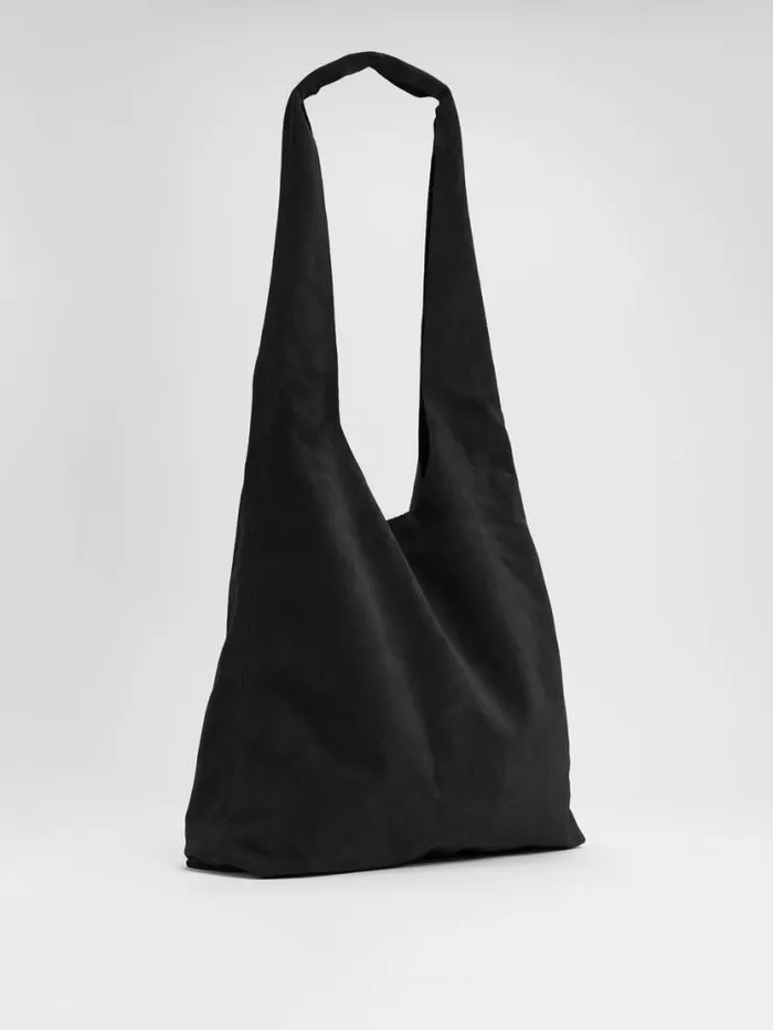 Eileen Fisher Accessories Italian Suede Shopper Tote Black 8211 Shop