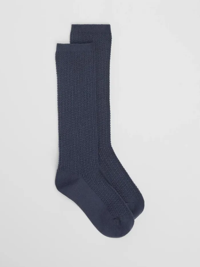 Eileen Fisher Accessories Textured Slouch Sock Ocean 8211 Shop