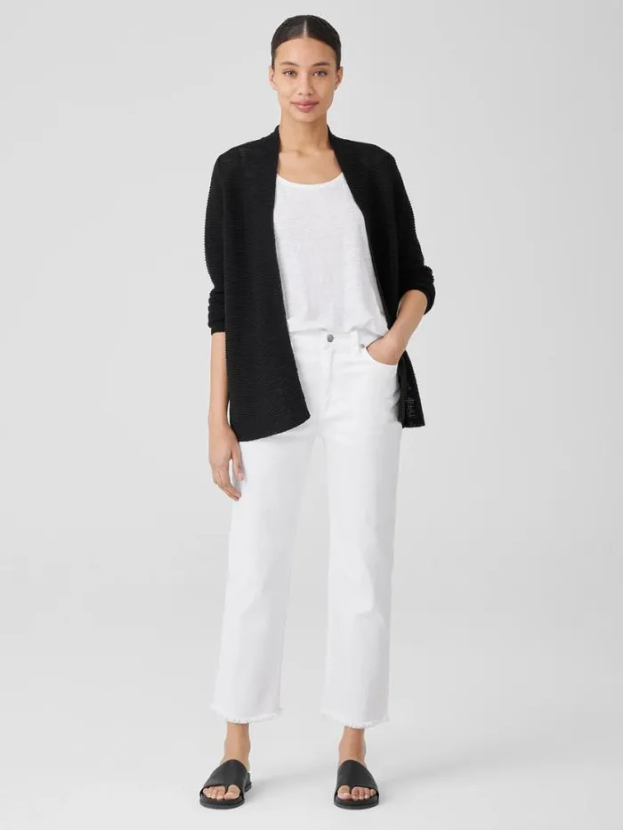 Eileen Fisher Denim Organic Cotton Denim Straight Jean White 8211 Shop