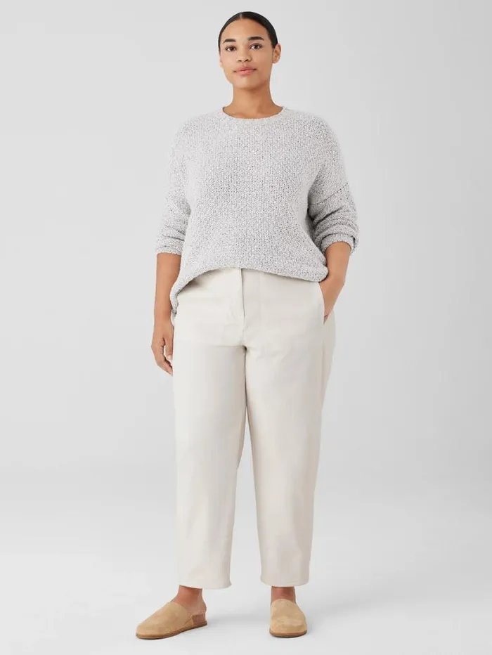 Eileen Fisher Extended Sizing 1X3X Undyed Organic Cotton Denim Lantern Jean Undyed Natural 8211 Shop