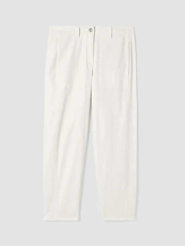 Eileen Fisher Extended Sizing 1X3X Undyed Organic Cotton Denim Lantern Jean Undyed Natural 8211 Shop