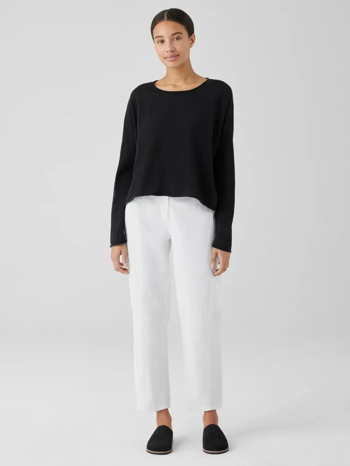 Eileen Fisher Pants Shorts and Jumpsuits Cotton Hemp Stretch Lantern Pant White 8211 Shop