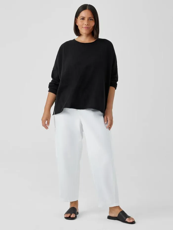 Eileen Fisher Pants Shorts and Jumpsuits Cotton Hemp Stretch Lantern Pant White 8211 Shop