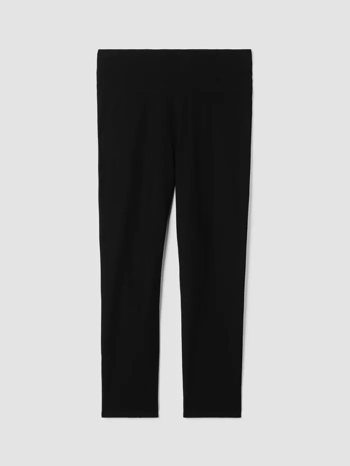 Eileen Fisher Pants Shorts and Jumpsuits Washable Stretch Crepe Slim Pant Black 8211 Shop