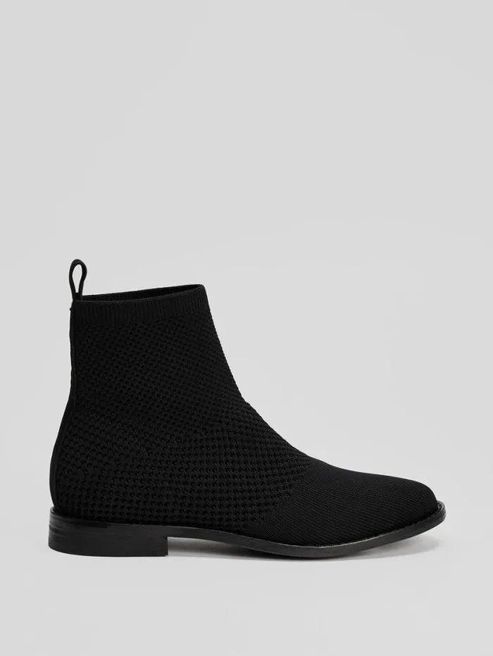 Eileen Fisher Shoes Jude Recycled Stretch Knit Bootie Black 8211 Shop