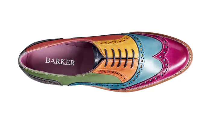 Fearne 8211 Multi Coloured Women Barker Shoes Womens Brogues