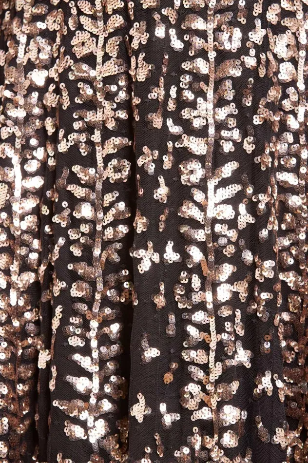 Fern Ankle Gown Black Women Needle and Thread Dresses