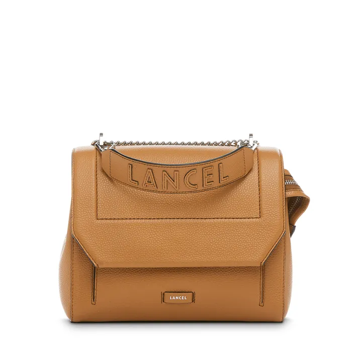 Flap Bag With Handle Camel Women Lancel Cross Body Bags