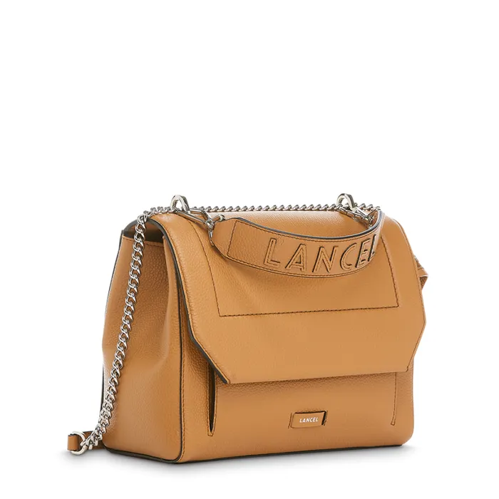 Flap Bag With Handle Camel Women Lancel Cross Body Bags Flap Bag With Handle Camel Women Lancel Cross Body Bags