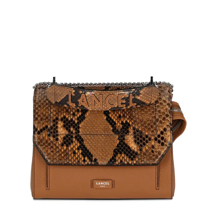 Flap Bag With Handle Camel Women Lancel Hand Bags