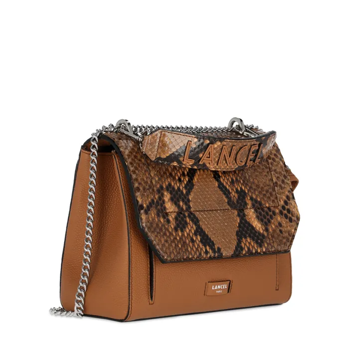 Flap Bag With Handle Camel Women Lancel Hand Bags Flap Bag With Handle Camel Women Lancel Hand Bags