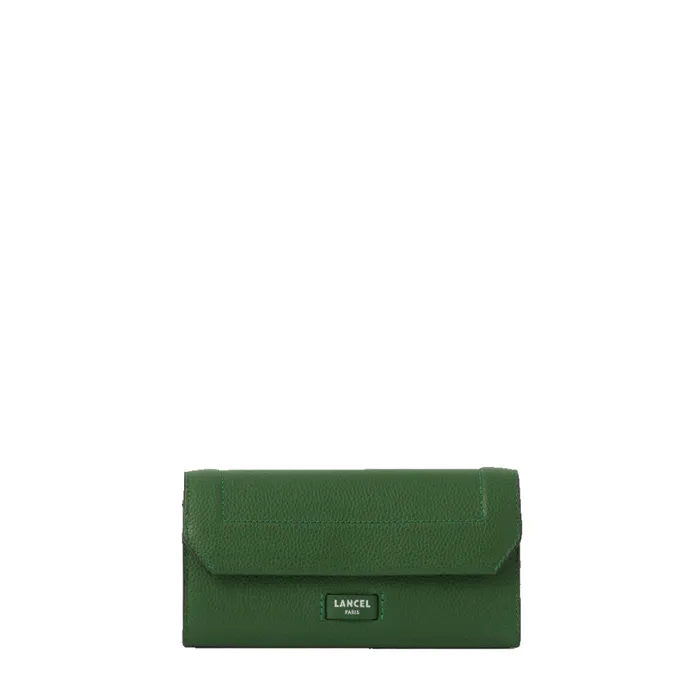 Flap Slim Wallet Fern Women Lancel Wallet